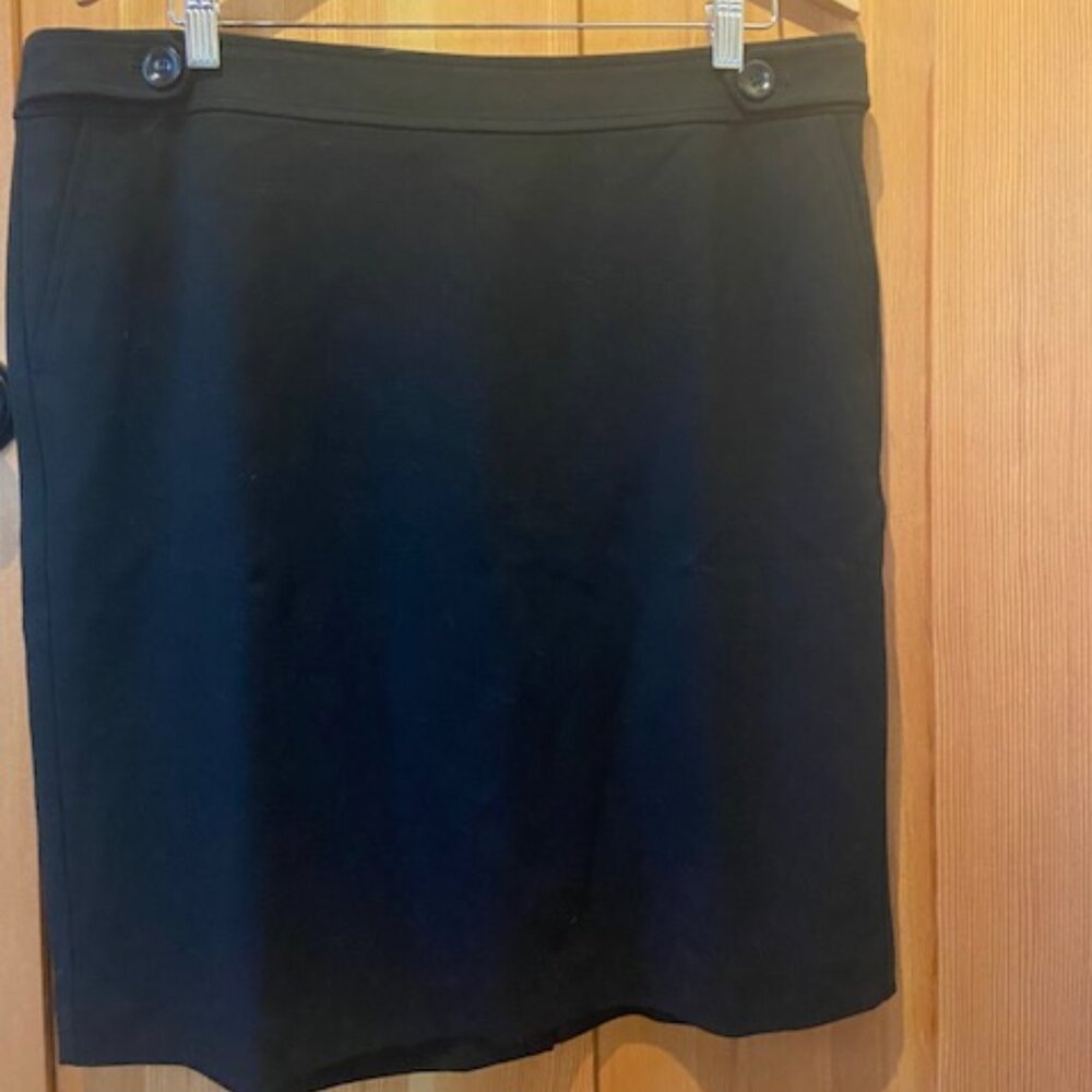 Talbots Women"s Black Pencil Skirt Plus Size 16W NWT
